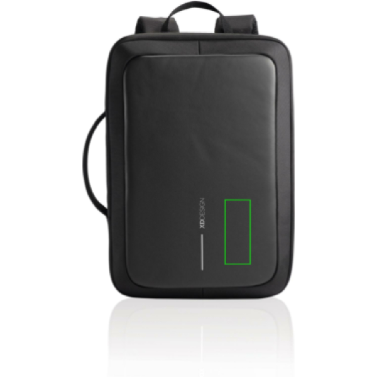 Bobby Bizz 2.0 rugzak - 10,5L - rPET polyester - laptopvak - anti diefstal - Artikel voorzijde rechts Bobby Bizz 2.0 rugzak - 10,5L - rPET polyester - laptopvak - anti diefstal - Artikel voorzijde rechts