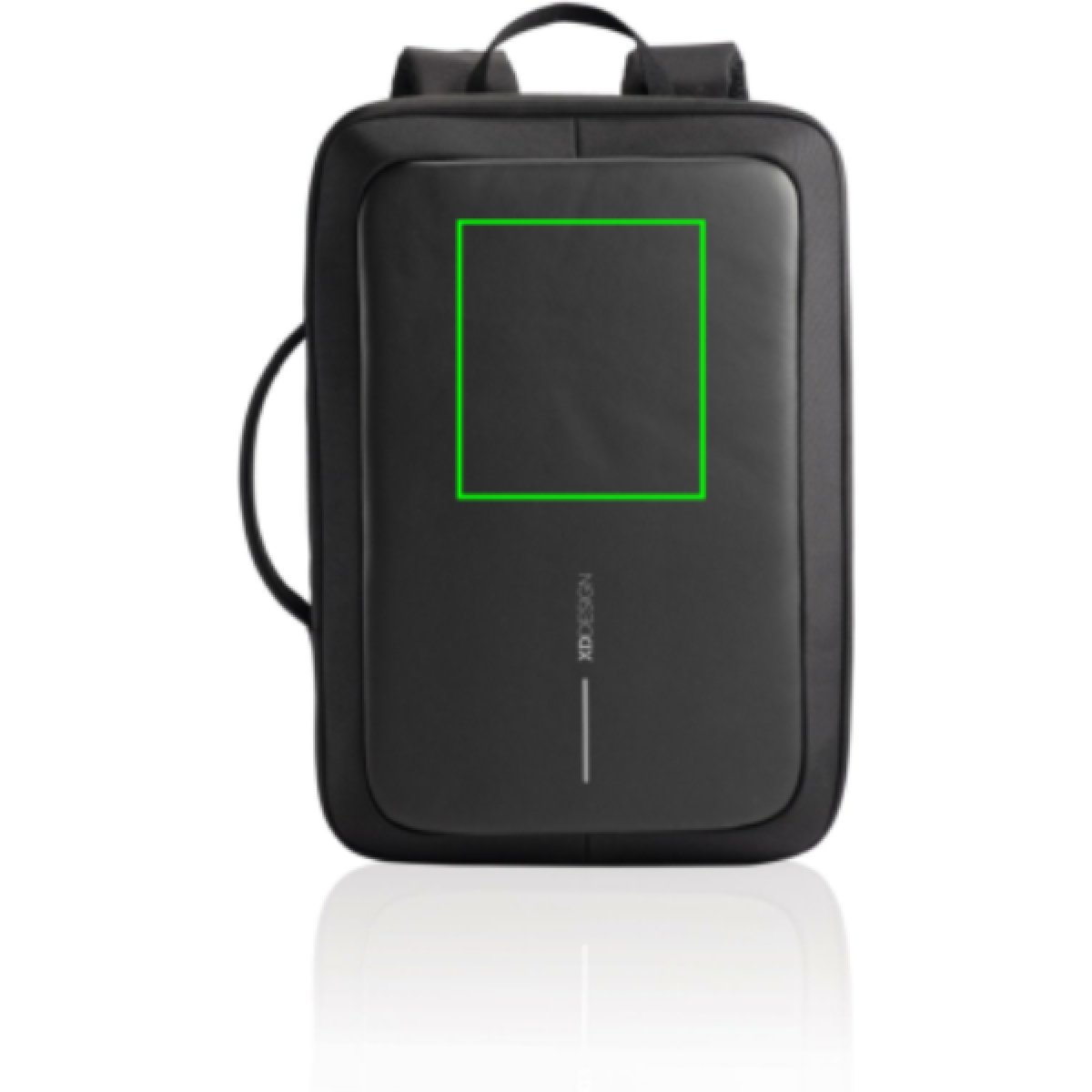 Bobby Bizz 2.0 rugzak - 10,5L - rPET polyester - laptopvak - anti diefstal - Artikel voorzijde boven Bobby Bizz 2.0 rugzak - 10,5L - rPET polyester - laptopvak - anti diefstal - Artikel voorzijde boven