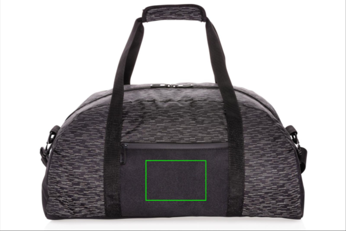 Aware™ weekendtas - rPET - 17,5L - reflecterend - Artikel voorzijde onder