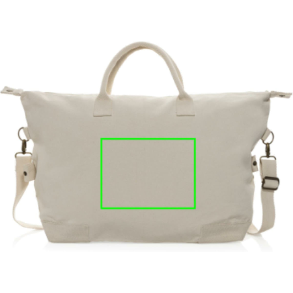 Kezar AWARE™ 500gsm gerecycled canvas deluxe weekendtas - Artikel achterzijde