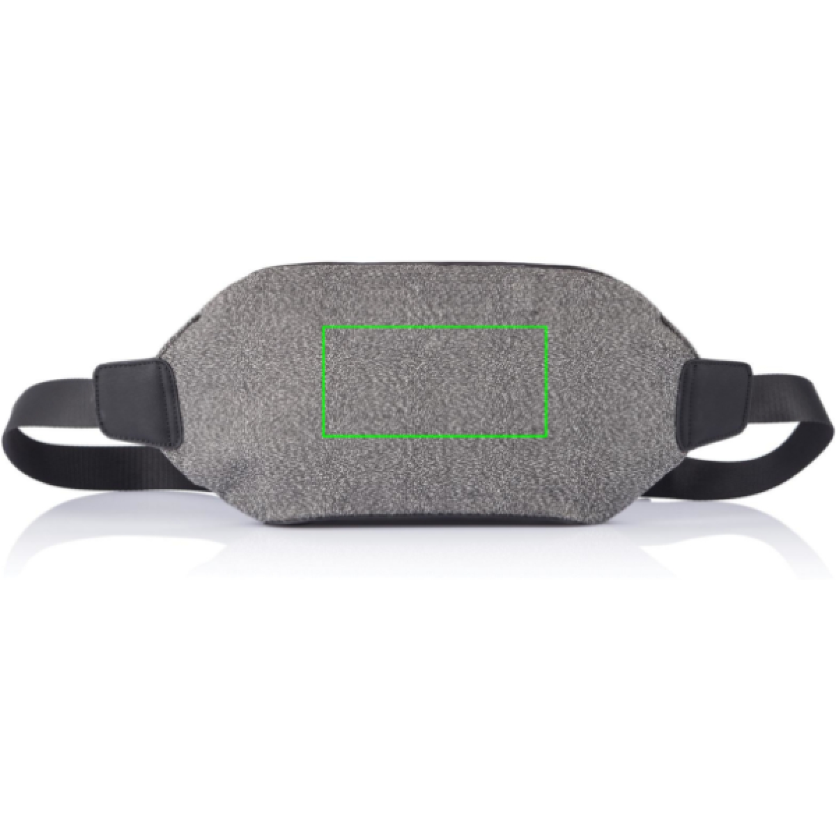 Urban heuptas - polyester - antidiefstal - 3 punts gespopening - Artikel achterzijde