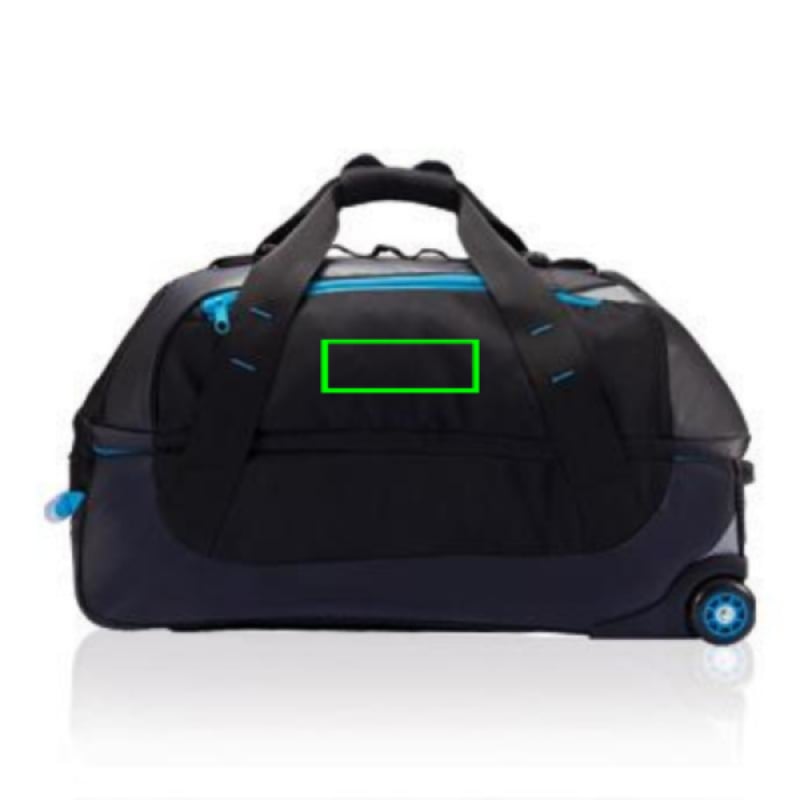 Adventure trolley - polyster - 100 L - aluminium trolley handvat - Artikel zijkant links