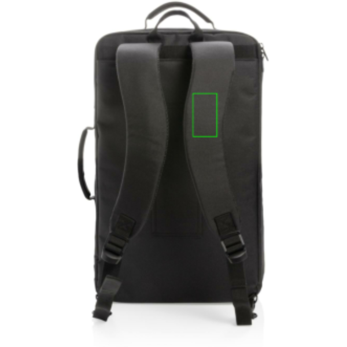 Swiss Peak reisrugzak - 21L - polyester - laptopvak - trolley bagageriem - Band links