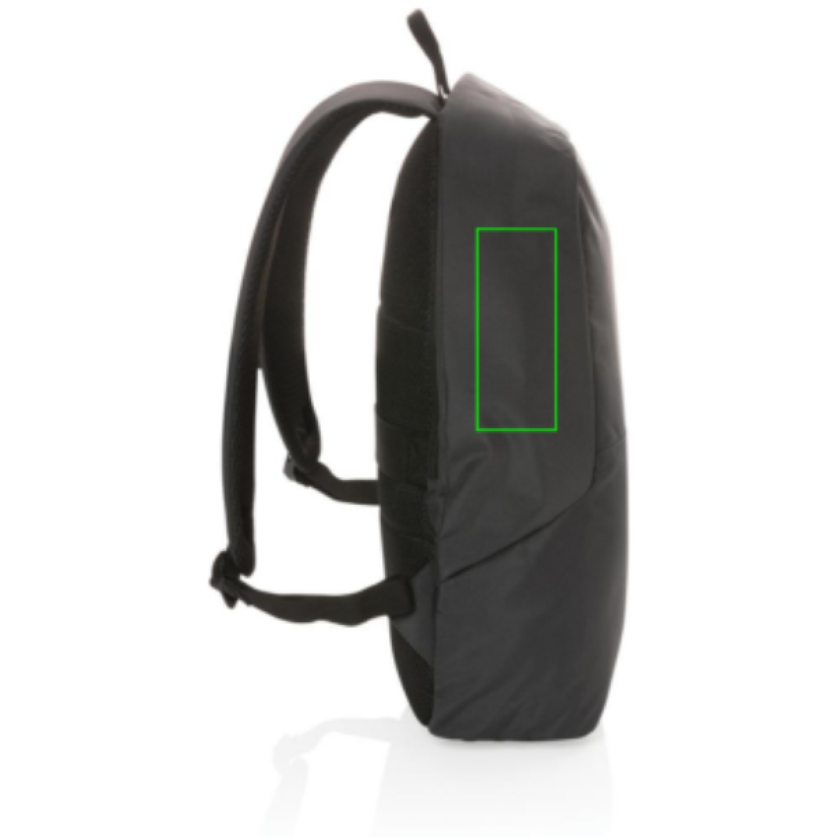 Impact Aware™ rugzak - rPET polyester - 300D - 20L - laptopvak - Artikel zijkant links