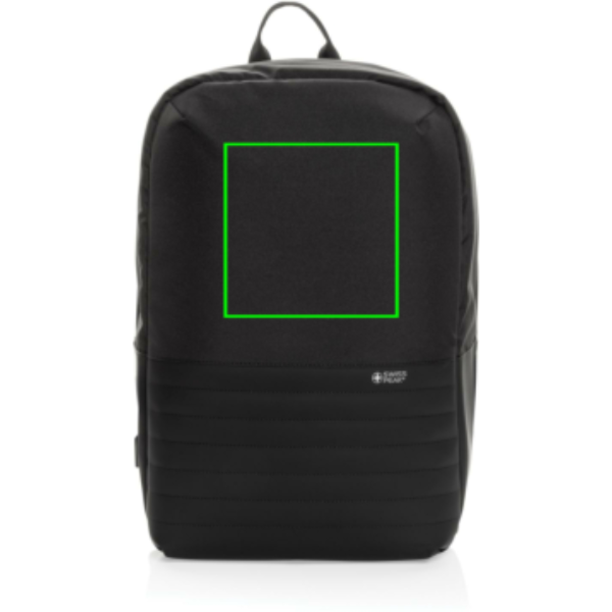 Swiss Peak rugzak - 11L - rPET polyester - AWARE™ - laptopvak - anti diefstal - Artikel voorzijde boven