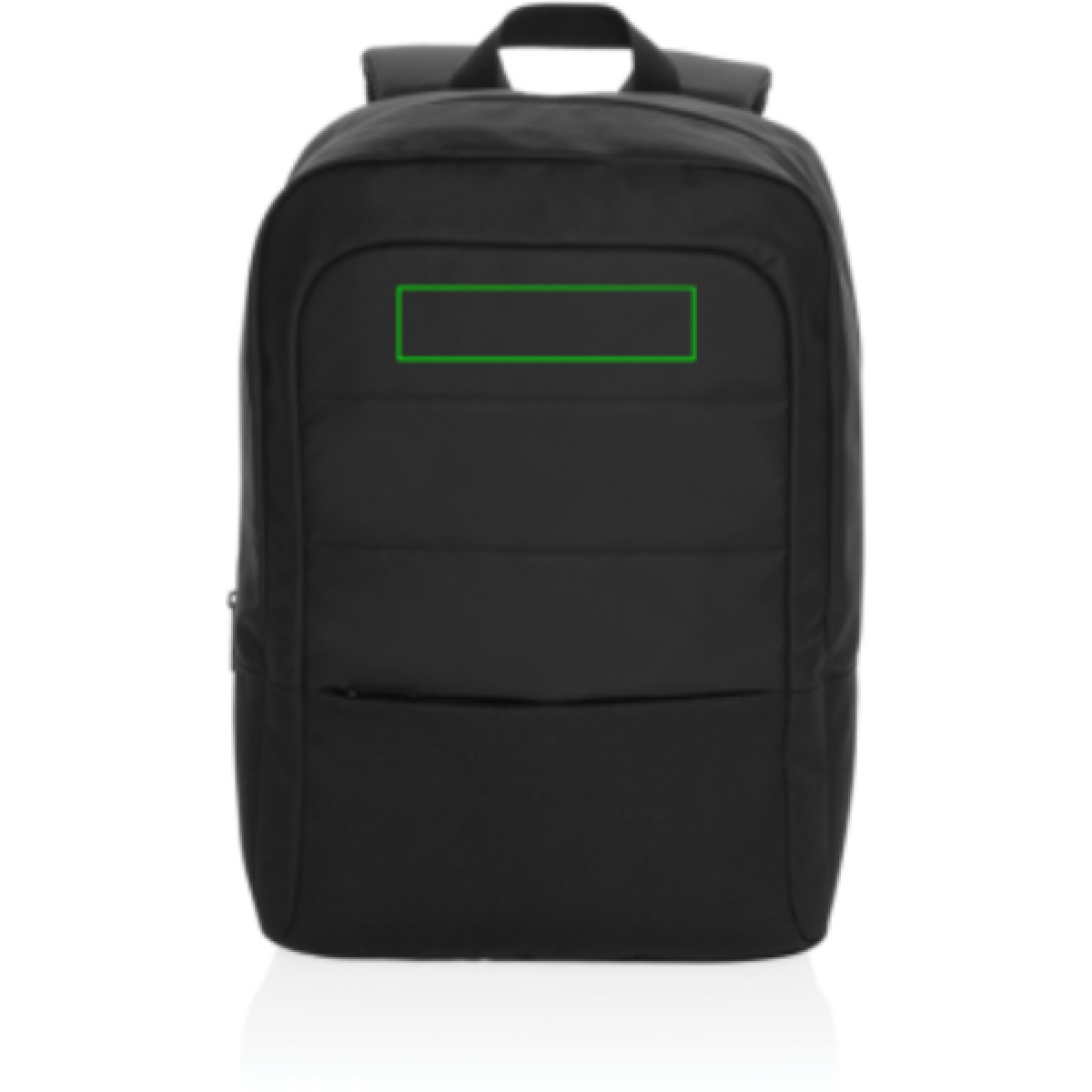 Armond laptoprugzak - 17L - rPET - met voorvak met rits - Artikel voorzijde boven