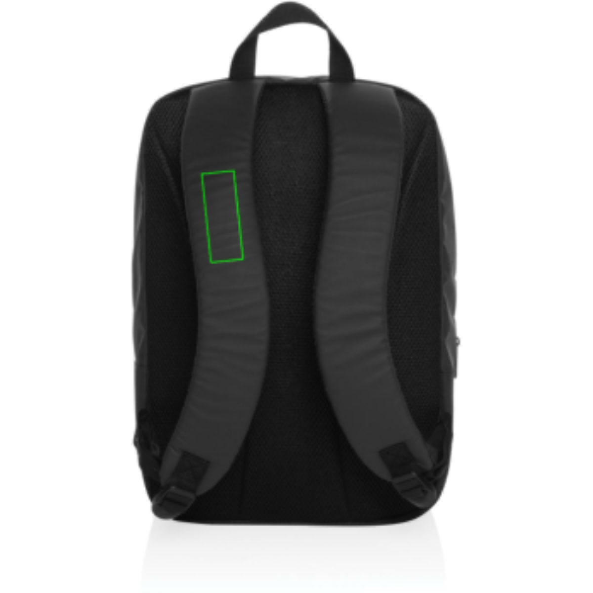 Armond laptoprugzak - 17L - rPET - met voorvak met rits - Band rechts