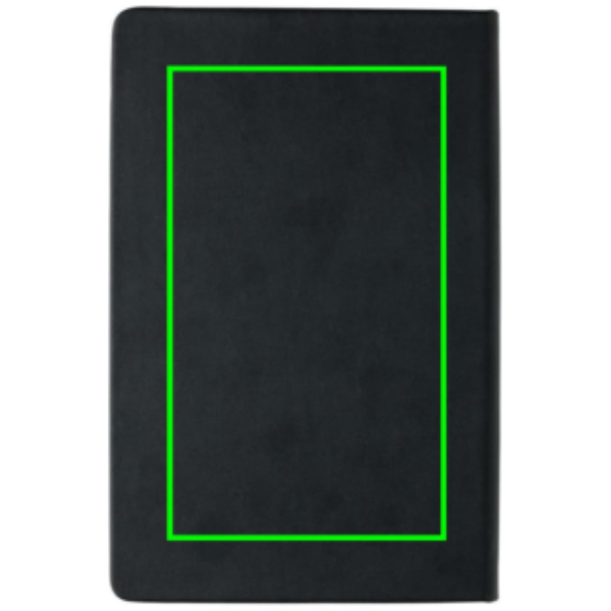 Notitieboek - A5 - PU - 80 vellen - gelinieerd - opbergvakken - hardcover - Artikel achterzijde