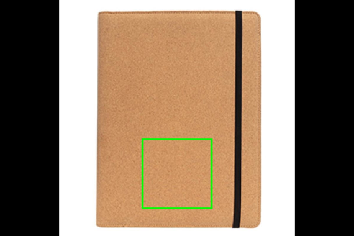 Deluxe kurken A4 portfolio met pen - Artikel voorzijde onder Deluxe kurken A4 portfolio met pen - Artikel voorzijde onder