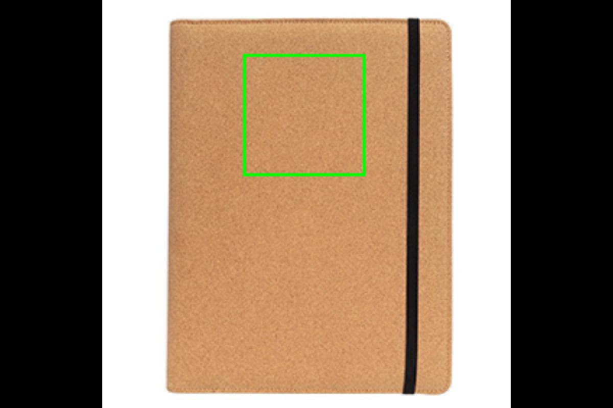 Deluxe kurken A4 portfolio met pen - Artikel voorzijde boven Deluxe kurken A4 portfolio met pen - Artikel voorzijde boven