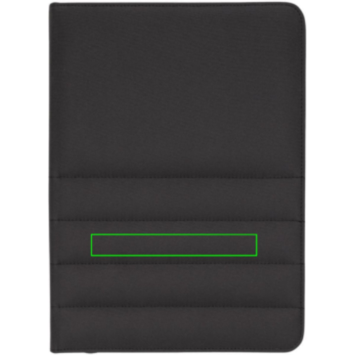 Impact AWARE™ RPET A4 portfolio met rits - Artikel voorzijde onder