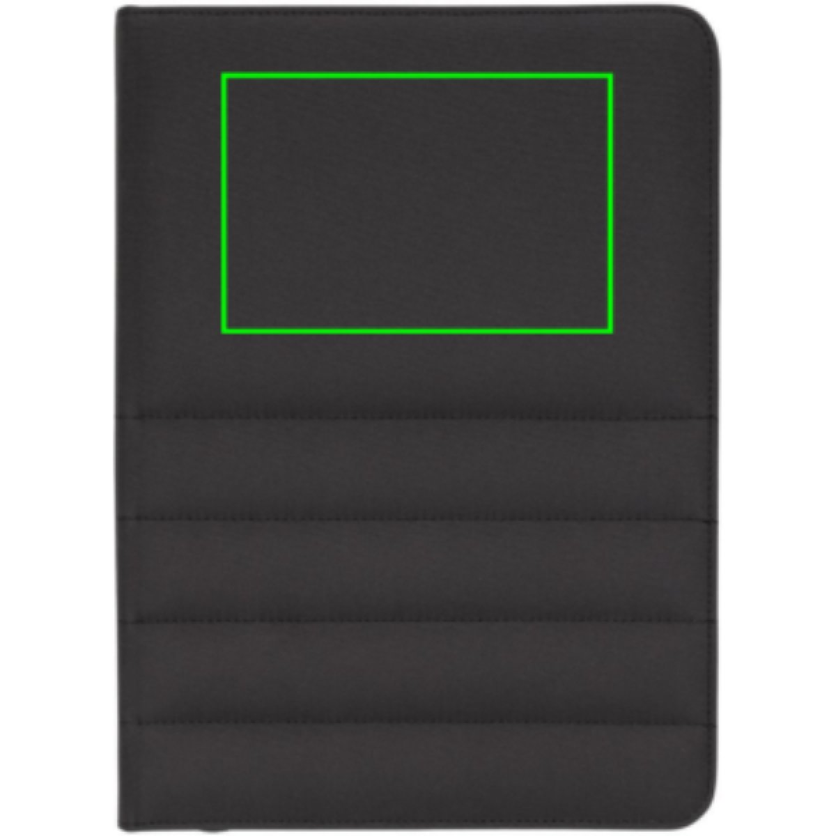 Impact AWARE™ RPET A4 portfolio met rits - Artikel voorzijde boven