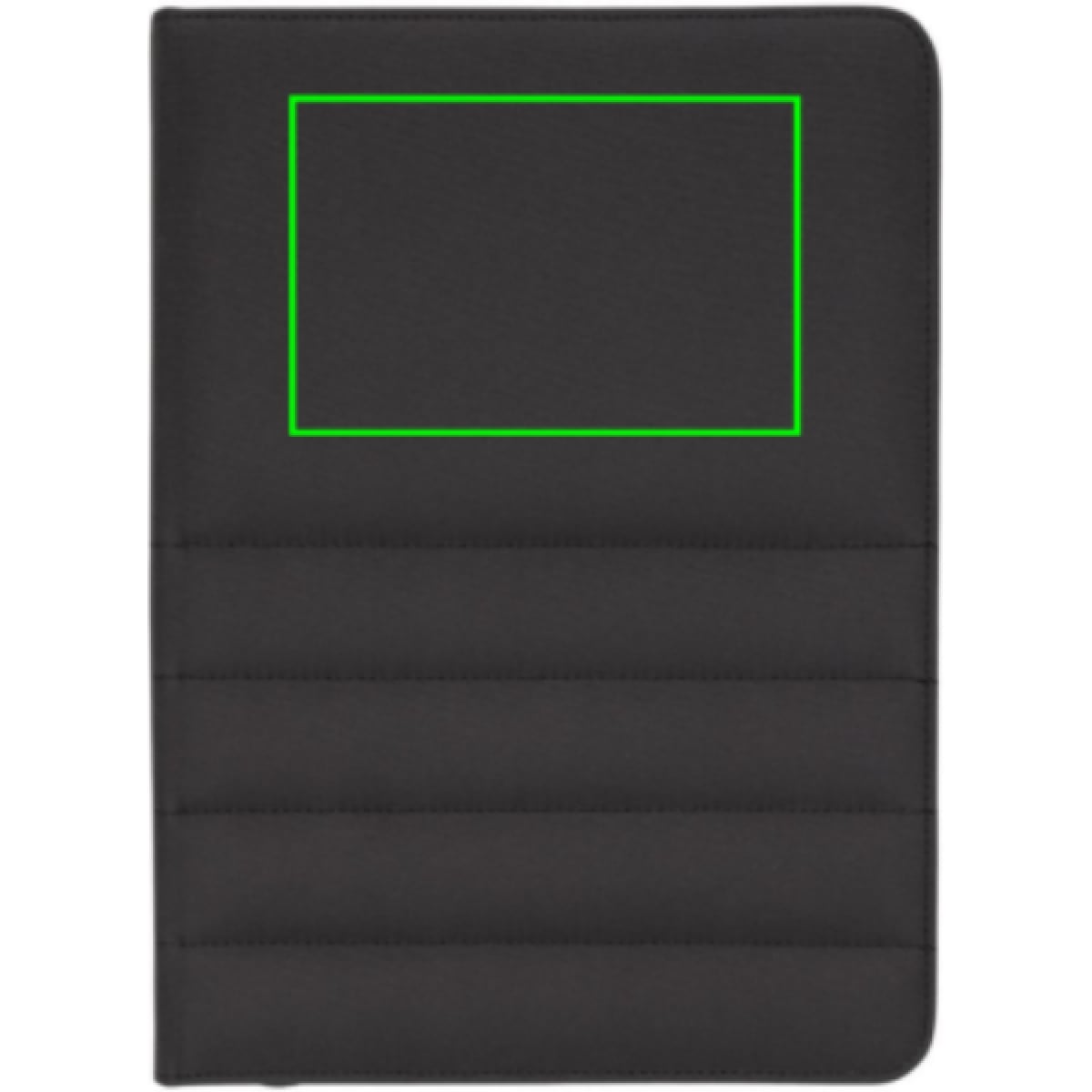 Impact AWARE™ RPET A4 portfolio met rits - Artikel voorzijde boven