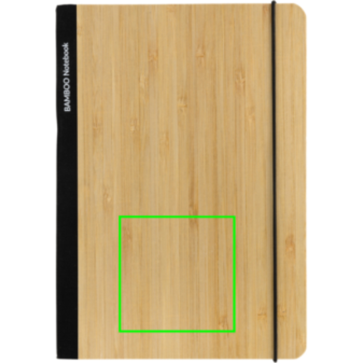 Scribe notitieboek - A5 - bamboe - 80 vellen - gelinieerd - hardcover - Artikel voorzijde onder