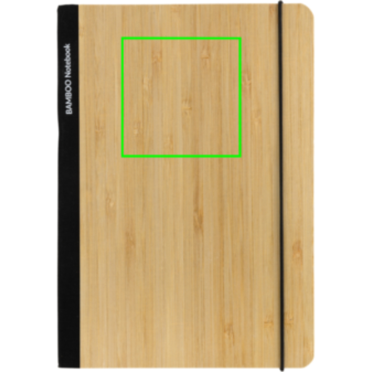 Scribe notitieboek - A5 - bamboe - 80 vellen - gelinieerd - hardcover - Artikel voorzijde boven