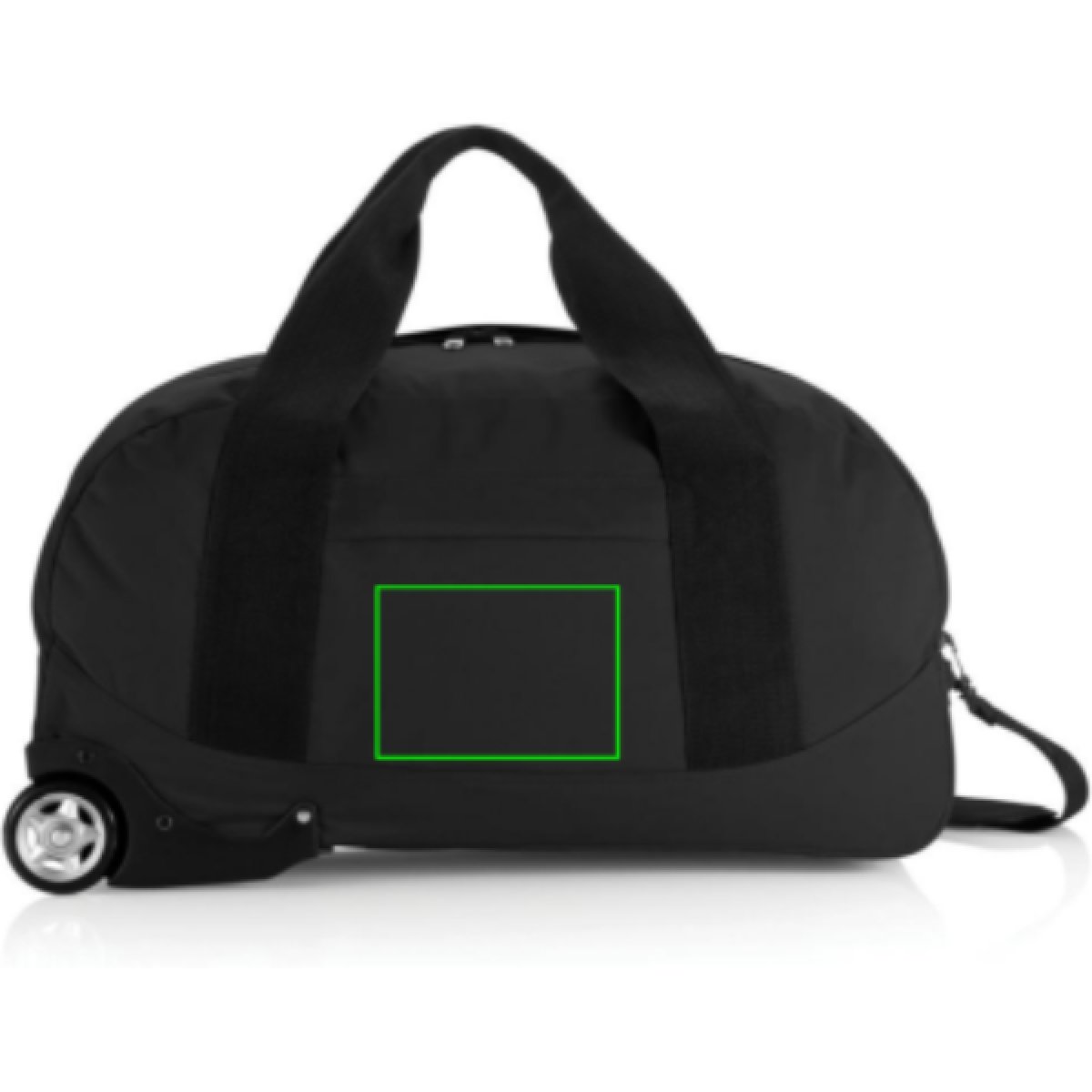 Weekend trolley - 31 x 62 x 23 cm - Polyester - 40 l - uittrekbaar trolleysysteem - Artikel voorzijde