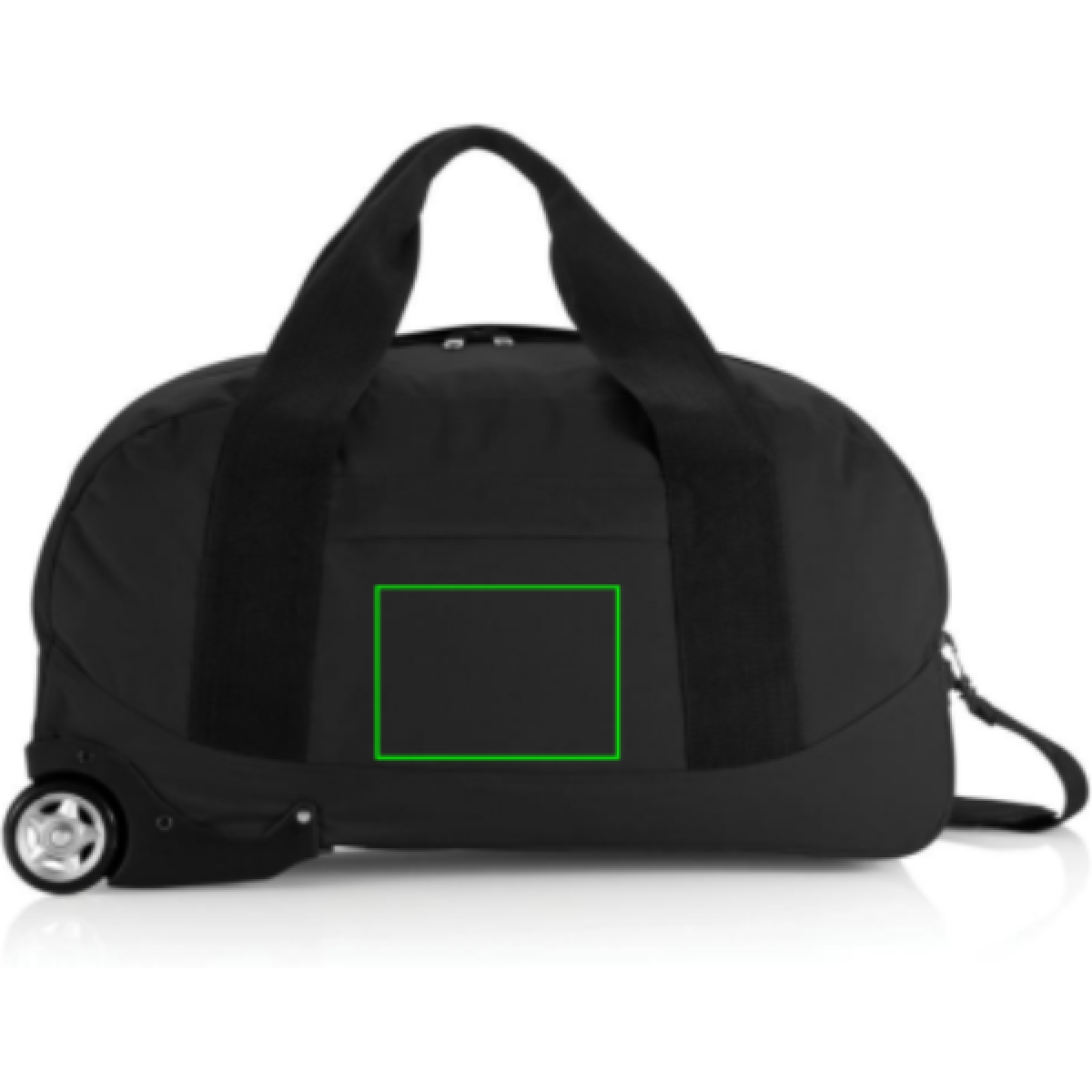 Weekend trolley - 31 x 62 x 23 cm - Polyester - 40 l - uittrekbaar trolleysysteem - Artikel voorzijde