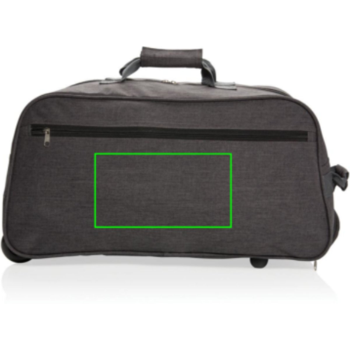 Weekend trolley - 26 x 55 x 28 cm - polyester - 40 l - uittrekbaar trolleysysteem - Artikel voorzijde Weekend trolley - 26 x 55 x 28 cm - polyester - 40 l - uittrekbaar trolleysysteem - Artikel voorzijde
