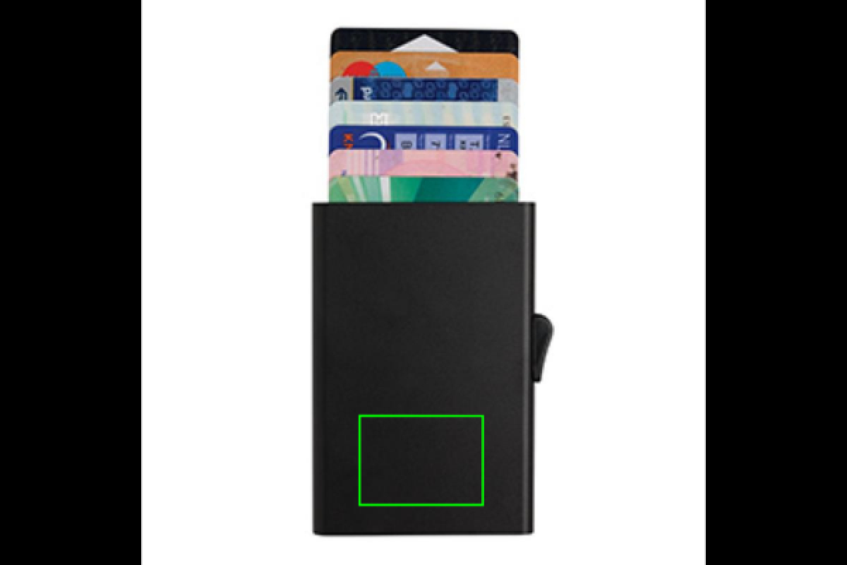 C-Secure aluminium RFID kaarthouder - Artikel voorzijde onder C-Secure aluminium RFID kaarthouder - Artikel voorzijde onder