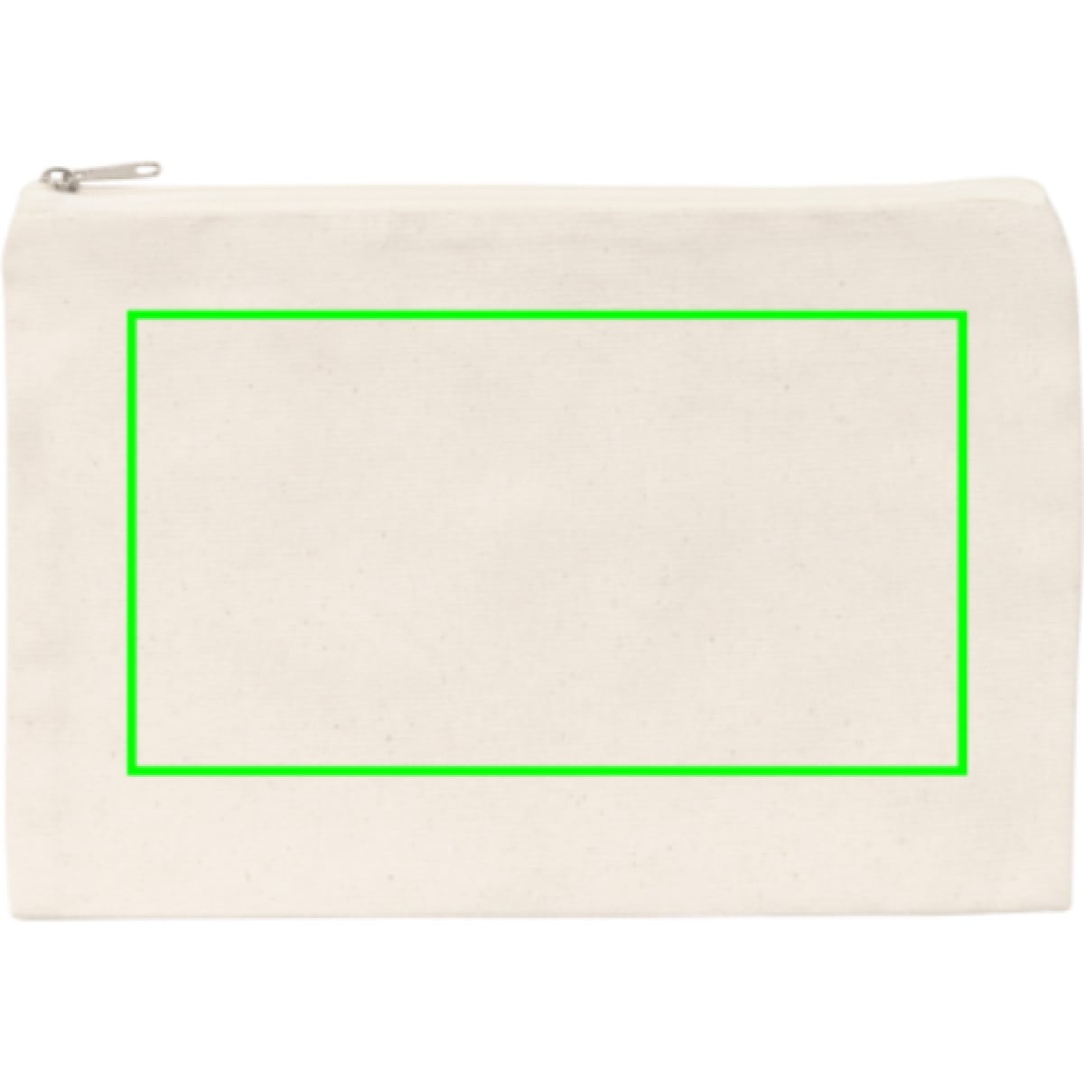 Impact Aware etui ongeverfd - gerecycled canvas 285g/m2 - 17x26x1cm - Artikel voorzijde