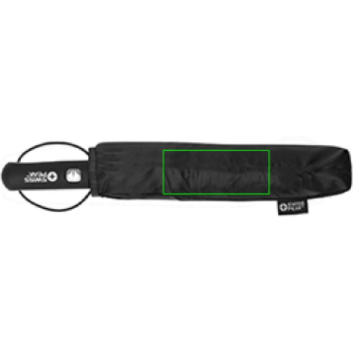 Swiss Peak paraplu 27'' - Ø 116 - automaat - stormproof - Aware™ - Pouch