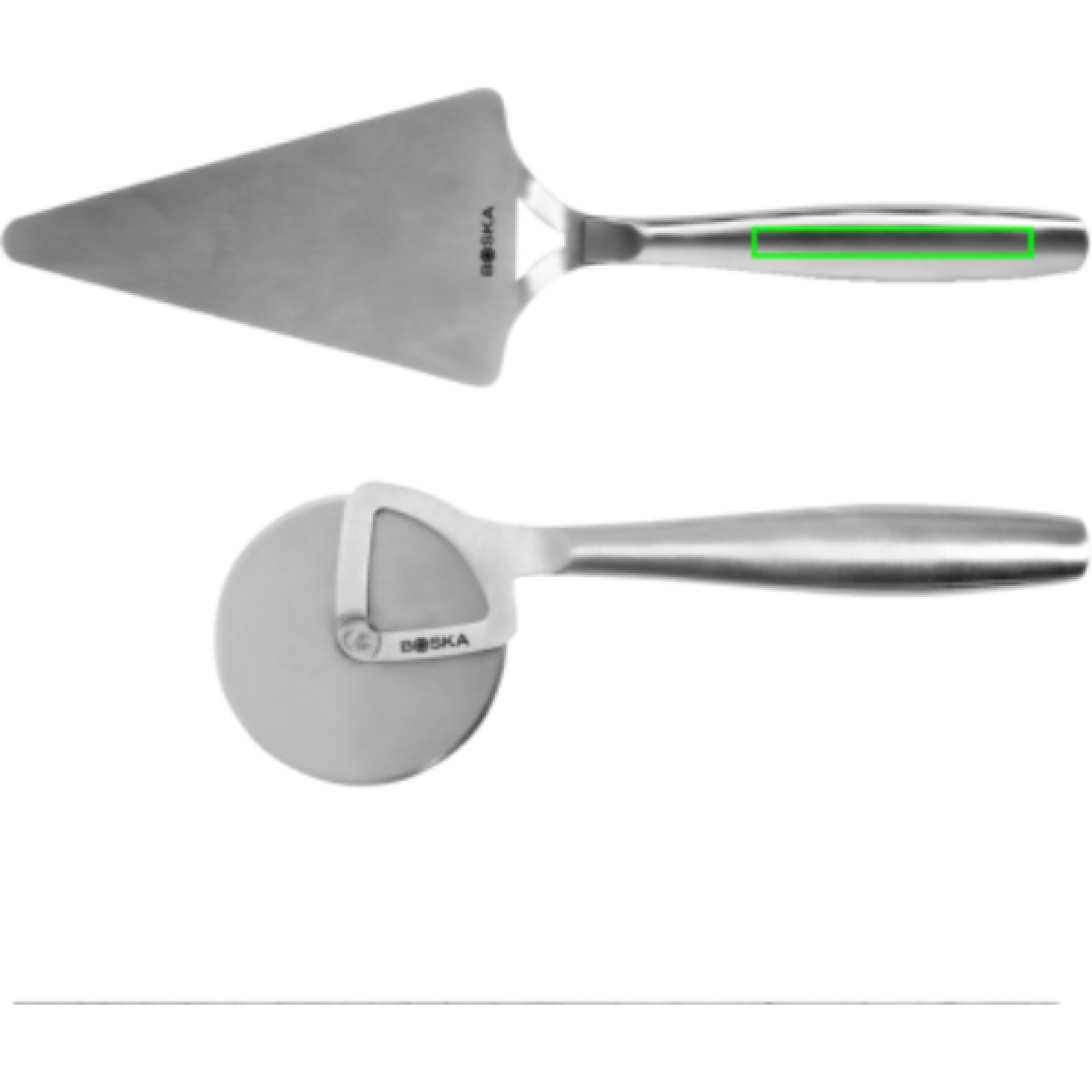 BOSKA Copenhagen Pizzaset - RVS - set van 2 - Handvat