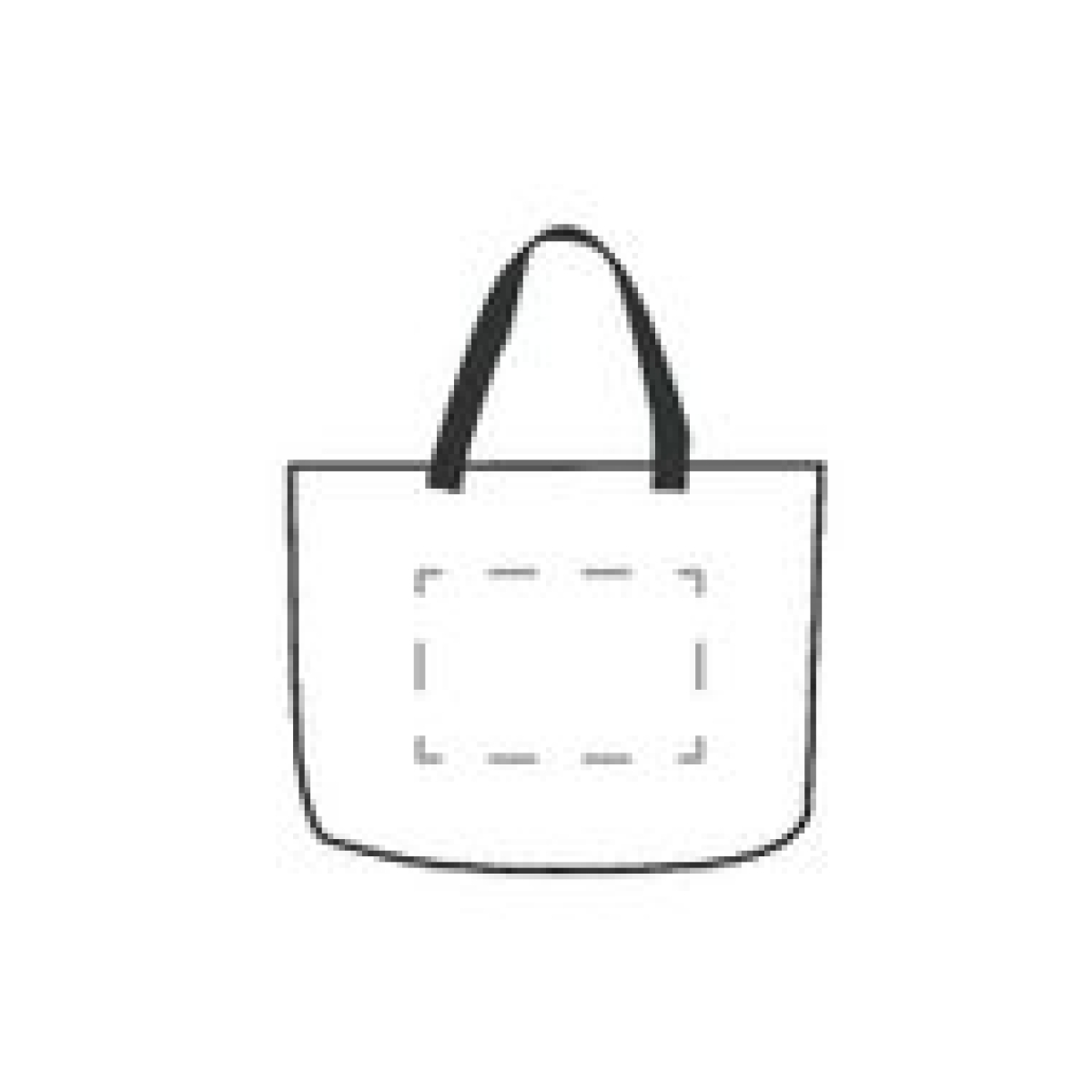 Schoudertas - 20L - rPET vilt - op achterzijde in 1 kleur