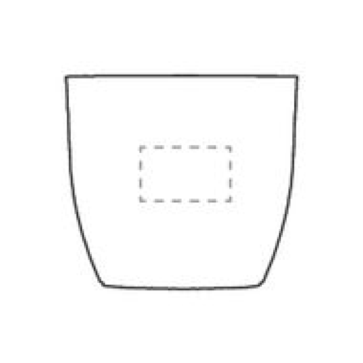 Coffee Flowerpot bloempot - op voorzijde