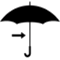 Materiaal steel paraplu